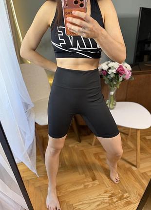 Чорні спортивні шорти велосипедки slazenger