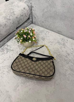 Сумка жіноча gucci бежевого кольору