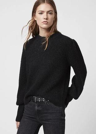 Свитер с примесью шерсти allsaints mrya shine jumper с люрексом кофта джемпер
