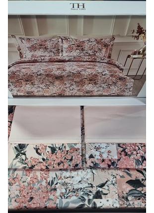Постільна білизна tivolyo home patchwork Делюкс сатин жатий шовк євро