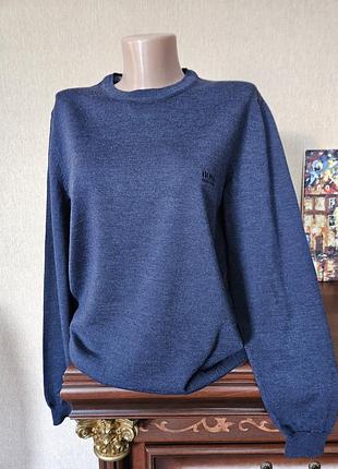 Мужской джемпер boss hugo boss 100% extrafine merino (m / regular fit)