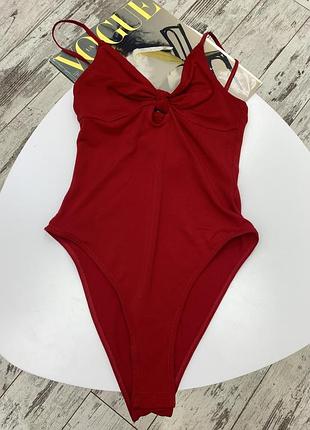 H&amp;m великолепный красный боди как новый хорошо тянется и ложится по фигуре