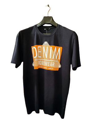 Футболка denim midnight синя чоловіча. р.м, xxxl