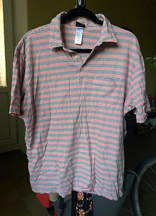 Patagonia organic cotton mens striped polo