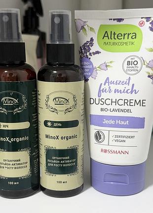 Minоx organic лосьйон-активатор для росту волосся, уход, рост волос, уход за кожей головы, косметика
