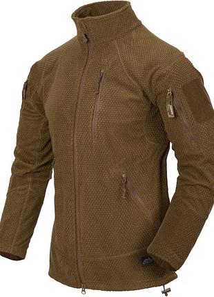 Флисовая кофта helikon-tex alpha tactical jacket coyote