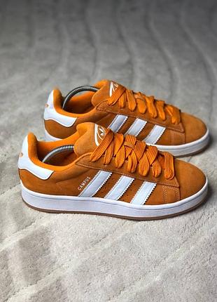 Adidas campus - рижі оригінальні кросівки, замшеві оригінальні кросівки адідас розмір 42