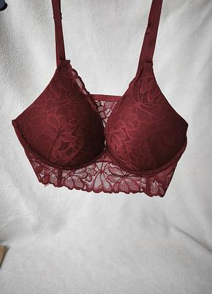 Victoria's secret pink push-up. бралетт без косточек  с большим пуш апом р. s