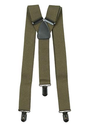 Подтяжки mfh на клипсах olive