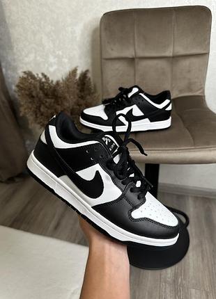 Nike sb dunk low retro / найк данк лов про / чорно-білі /