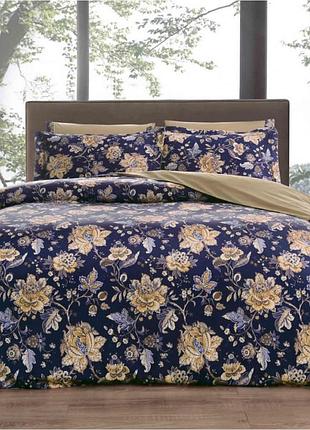 Постельное белье tivolyo home kimono делюкс сатин жатый шёлк евро