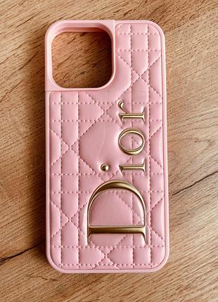 Брендовий чохол dior на iphone 16 pro max