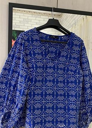 Хлопковая блуза прошва f&f