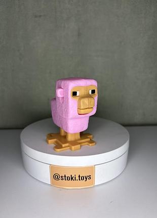 Фігурка рожева вівця minecraft mcdonald’s 2025 (pink sheep)