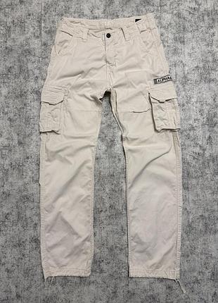 Карго брюки alpha industries agent cargo pants (оригинал)