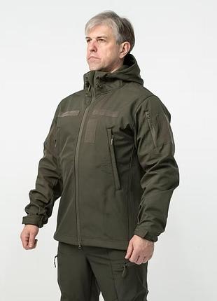 Тактический костюм soft shell military olive