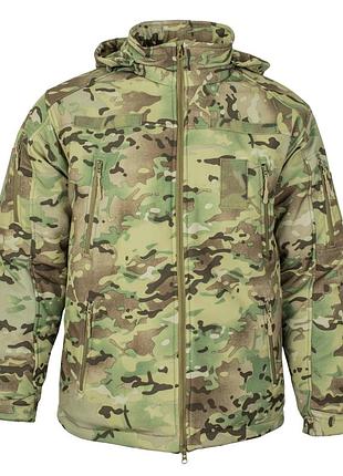 Зимняя тактическая куртка softshell omni-heat multicam