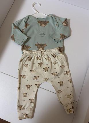 Набір next baby little moo 3-6 місяців для малюка