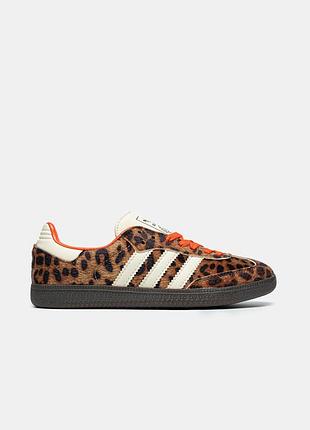 Кросівки adidas samba «preloved red leopard» — стильна модель