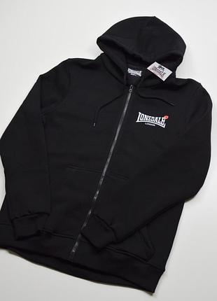 Зіп-худі lonsdale black (нова з бірками)