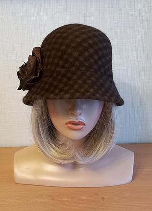 Капелюх kangol london клош з пухом норки