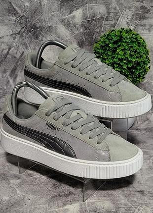 Женские кроссовки puma suede platform safari, 39/25 см
