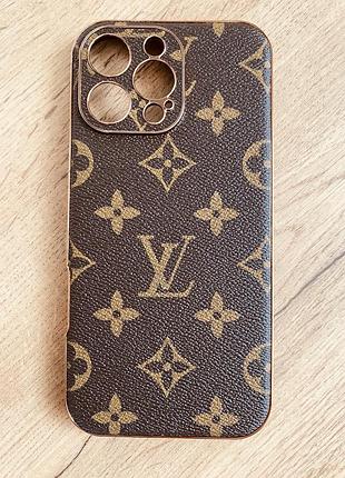 Брендовий чохол louis vuitton на iphone 16 pro max