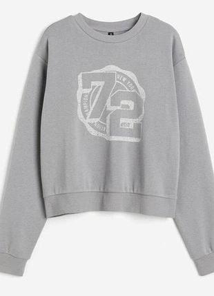 Котоновий світшот h&m