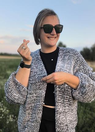 Жіночий кардиган. cardigan "silver forest"