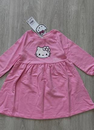 Красиве рожеве плаття hello kitty на 24/36 міс