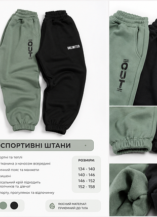 Теплые спортивные штаны