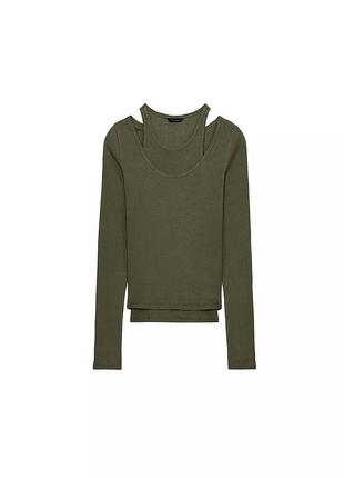 Подвійний лонгслів zara