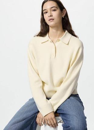 Светр -поло  uniqlo.