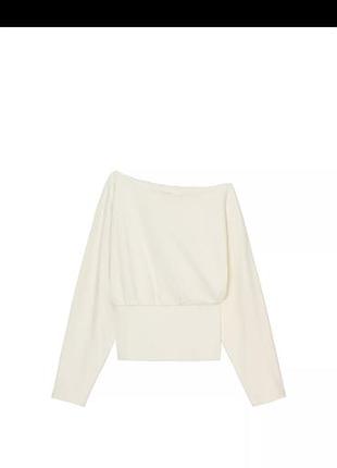 Світшот  з асиметричним верхом zara