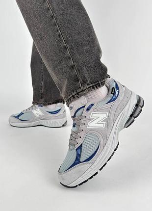 Чоловічі кросівки new balance 2002r x jjjjound gtx grey navy