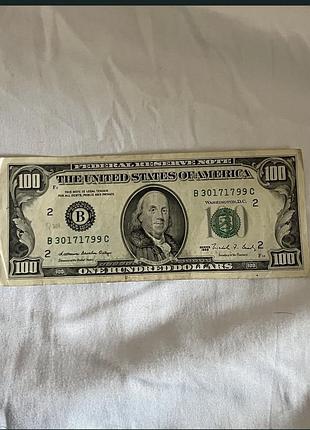 Банкнота 100 доларів сша 1988 року
