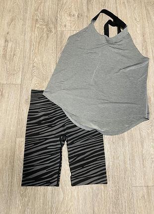 Комплект для фітнесу майка nike шорти primark