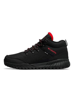 Чоловічі кросівки columbia firebanks mid gtx black red