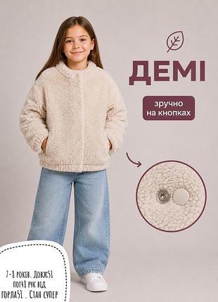 Демі шубка 7-8 років