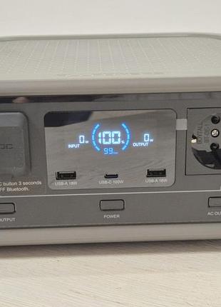 Портативная зарядная станция allpowers volix p300 - 256 вт*ч, lifepo4, 300 вт (600 вт пиковая)