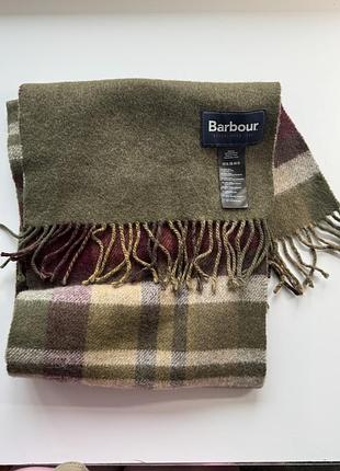 Шарф barbour 100% вовна