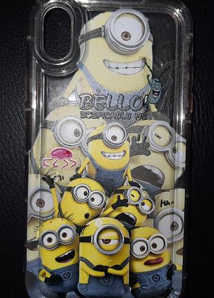 Чохол з міньйоном на iphone xr