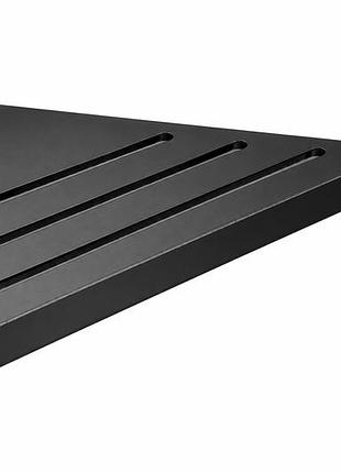 Кутова полиця у ванну кімнату vbi quadro slim black