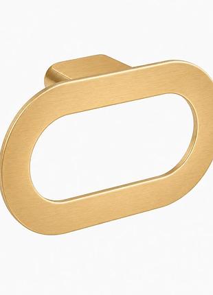 Кільцевий тримач для рушників vbi terra brushed gold матове золото