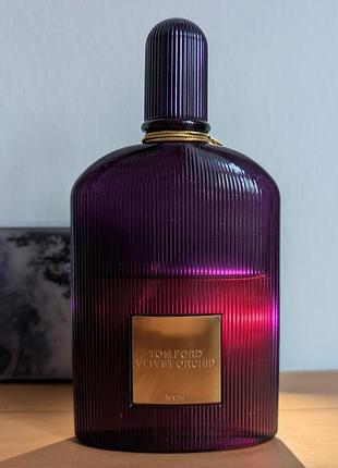 Остатки во флаконе tom ford velvet orchid флакон 2014р.
