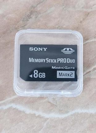 Картка sony memory stick pro duo 8gb ms для камер