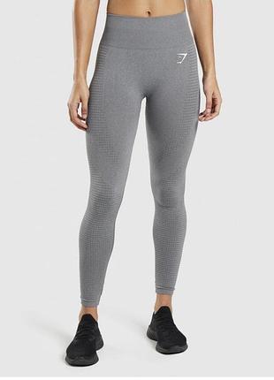 Сірі спортивні лосінки gymshark