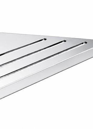 Угловая полка в ванную комнату vbi quadro slim chrome