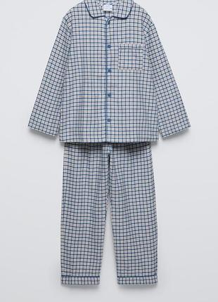 Байка пижама фланель zara теплая