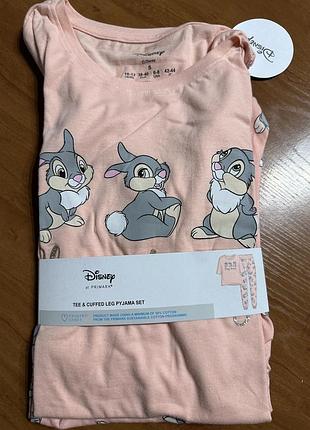 Костюм персикового цвета для дома или сна primark, р. s